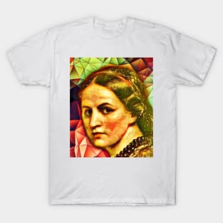 Anne Bronte Snow Portrait | Anne Bronte Artwork 9 T-Shirt